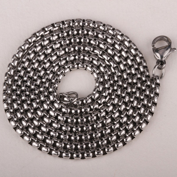 Wolf Stainless Steel Necklace Pendant W Chain Biker Heavy Jewelry Animal Charm